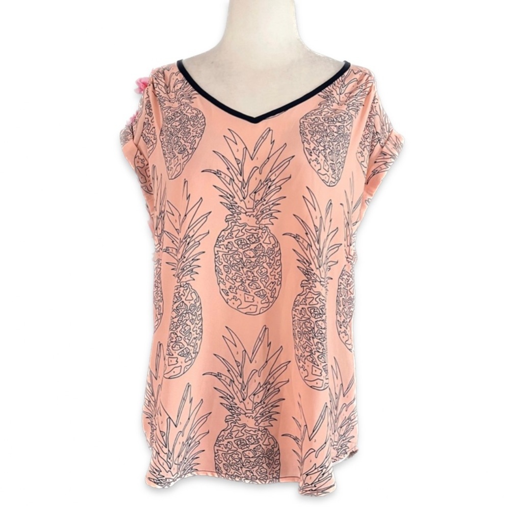 W5 Sleeveless Lightweight Pineapple Top
